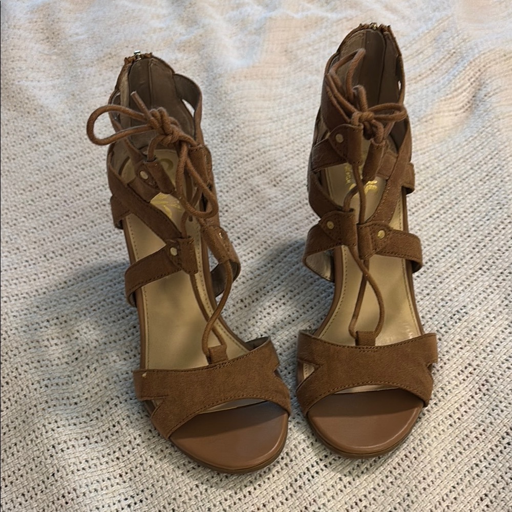 Circus by Sam Edelman Brown High Heel Sandals